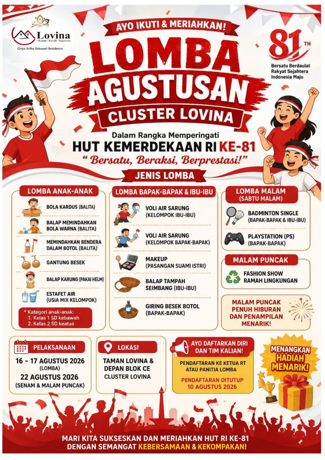 PHBN HARI KEMERDEKAAN INDONESIA TAHUN 2026
