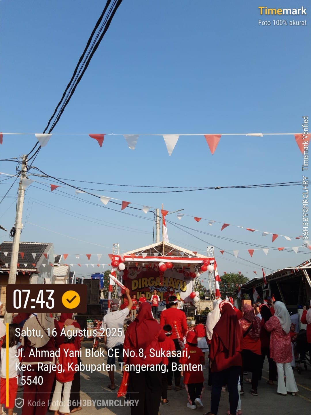 Kemeriahan Jalan Santai Agustusan 2025